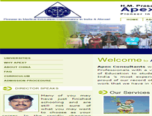 Tablet Screenshot of apexconsultants.in